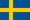 Vlag van Sverige - Svenska