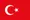 Vlag van Türkiye - Türkçe